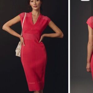 Elegant Pink Dress/ Daily Practice by Anthro